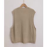 ポケット付きニットジレ ノースリーブ ニットトップス | SUNSHINE CLOSET | 詳細画像15