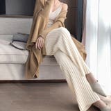 アイボリー | リブ ニットパンツ パンツ | SUNSHINE CLOSET