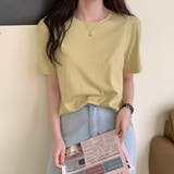 イエローグリーン | カラーTシャツ レディース 無地tシャツ | SUNSHINE CLOSET