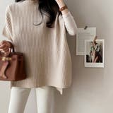 オフベージュ | ニットベスト レディース ニットチョッキ | SUNSHINE CLOSET