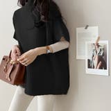 ブラック | ニットベスト レディース ニットチョッキ | SUNSHINE CLOSET