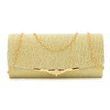ゴールド | クラッチバッグレディースパーティーバッグ | SUNSHINE CLOSET