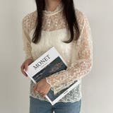 花柄刺しゅうレースブラウス長袖レディース | SUNSHINE CLOSET | 詳細画像12 