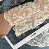 花柄刺しゅうレースブラウス長袖レディース | SUNSHINE CLOSET | 詳細画像13 