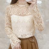 花柄刺しゅうレースブラウス長袖レディース | SUNSHINE CLOSET | 詳細画像23 