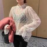 花柄刺しゅうレースブラウス長袖レディース | SUNSHINE CLOSET | 詳細画像4 