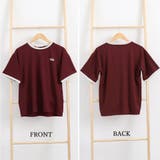 バイカラーTシャツ 韓国半袖 カジュアル | ANGELCLOSET | 詳細画像3