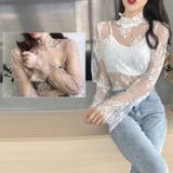 シースルーブラウス 花柄総レーストップス | SUNSHINE CLOSET | 詳細画像14 