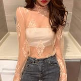シースルーブラウス 花柄総レーストップス | SUNSHINE CLOSET | 詳細画像19 
