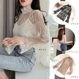 シースルーブラウス 花柄総レーストップス | SUNSHINE CLOSET | 詳細画像2 