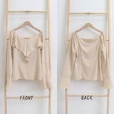 韓国ファッション 長袖ブラウス フリル襟 | SUNSHINE CLOSET | 詳細画像3 