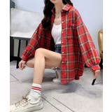 オーバーサイズ チェックシャツレディース | SUNSHINE CLOSET | 詳細画像3 