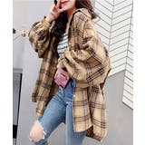 オーバーサイズ チェックシャツレディース | SUNSHINE CLOSET | 詳細画像4 
