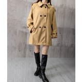 ダブルブレストトレンチコートミディアム丈 | SUNSHINE CLOSET | 詳細画像16