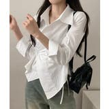 長袖ラップブラウス カシュクール春服秋服 | SUNSHINE CLOSET | 詳細画像13 