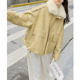 ファーライダースジャケットフェイクレザー | SUNSHINE CLOSET | 詳細画像12