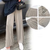 プリーツパンツ セルフカットワイドパンツ | SUNSHINE CLOSET | 詳細画像10 