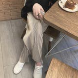 プリーツパンツ セルフカットワイドパンツ | SUNSHINE CLOSET | 詳細画像11 