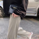 プリーツパンツ セルフカットワイドパンツ | SUNSHINE CLOSET | 詳細画像12 