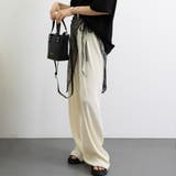 プリーツパンツ セルフカットワイドパンツ | SUNSHINE CLOSET | 詳細画像14 