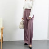 プリーツパンツ セルフカットワイドパンツ | SUNSHINE CLOSET | 詳細画像16 