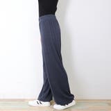 プリーツパンツ セルフカットワイドパンツ | SUNSHINE CLOSET | 詳細画像21 