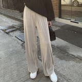 プリーツパンツ セルフカットワイドパンツ | SUNSHINE CLOSET | 詳細画像9 