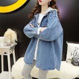 フード付き デニムジャケットレディース | ANGELCLOSET | 詳細画像8