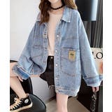 デニムジャケット レディースGジャン韓国 | SUNSHINE CLOSET | 詳細画像1 