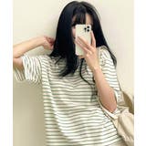 ボーダー柄tシャツ レディース 半袖夏服 | ANGELCLOSET | 詳細画像10