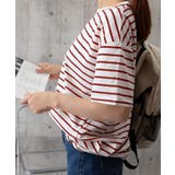 ボーダー柄tシャツ レディース 半袖夏服 | ANGELCLOSET | 詳細画像14