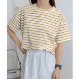 ボーダー柄tシャツ レディース 半袖夏服 | ANGELCLOSET | 詳細画像18