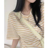 ボーダー柄tシャツ レディース 半袖夏服 | ANGELCLOSET | 詳細画像7
