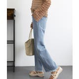 裾フリンジ9分丈デニムパンツハイウエスト | SUNSHINE CLOSET | 詳細画像18 