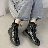 ショートブーツ レディース厚底ブーツ韓国 | SUNSHINE CLOSET | 詳細画像10
