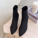 ニットソックスブーツ ポインテッドトゥ | SUNSHINE CLOSET | 詳細画像14