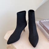 ニットソックスブーツ ポインテッドトゥ | SUNSHINE CLOSET | 詳細画像17