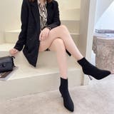 ニットソックスブーツ ポインテッドトゥ | SUNSHINE CLOSET | 詳細画像6
