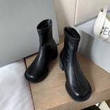 ストレッチブーツ チャンキーヒール 美脚 | ANGELCLOSET | 詳細画像18