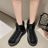 ムートンブーツ 裏起毛 ショートブーツ | SUNSHINE CLOSET | 詳細画像1
