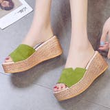 ウェッジソール 厚底サンダル 履きやすい | ANGELCLOSET | 詳細画像12