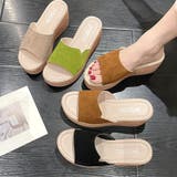 ウェッジソール 厚底サンダル 履きやすい | ANGELCLOSET | 詳細画像14