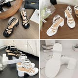 ハイヒール クロスストラップサンダル韓国 | SUNSHINE CLOSET | 詳細画像3 