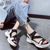 厚底 スポーツサンダル マジックテープ | SUNSHINE CLOSET | 詳細画像1 