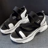 厚底 スポーツサンダル マジックテープ | SUNSHINE CLOSET | 詳細画像11 