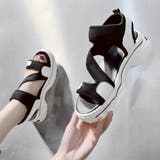 厚底 スポーツサンダル マジックテープ | SUNSHINE CLOSET | 詳細画像4 