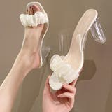 クリアヒール サンダル スクエアトゥ 夏 | SUNSHINE CLOSET | 詳細画像1 