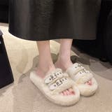 ファーサンダル レディース ボアサンダル | SUNSHINE CLOSET | 詳細画像12 