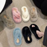 ファーサンダル 厚底 韓国ファースリッパ | SUNSHINE CLOSET | 詳細画像13