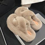 ファーサンダル 厚底 韓国ファースリッパ | SUNSHINE CLOSET | 詳細画像18